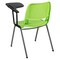 Flash Furniture Green Ergonomic Shell Chair with Left Handed Flip-Up Tablet Arm, PK5 5-RUT-EO1-GN-LTAB-GG - alternate 9